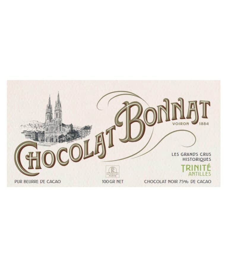Chokladkaka Bonnat Trinité 100g – Grand Cru mörk choklad 75 % kakao från Trinidad