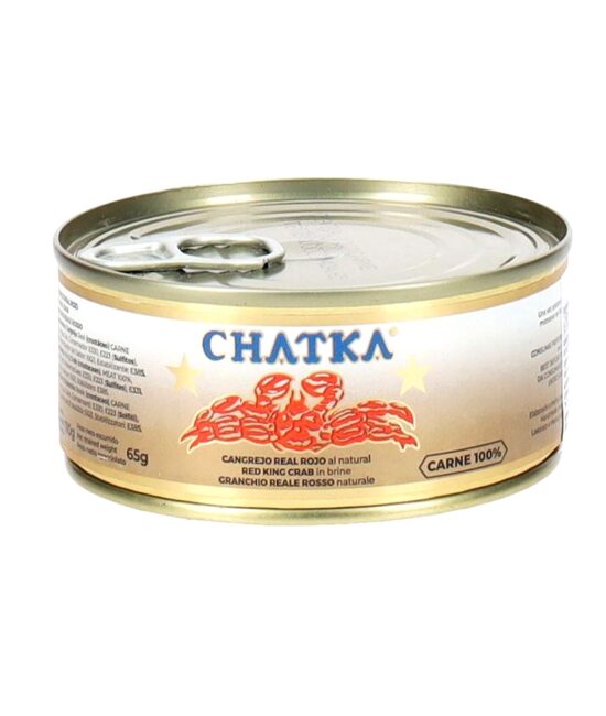 Chatka kungskrabba 100 % kött – konserverad lyx 65 g