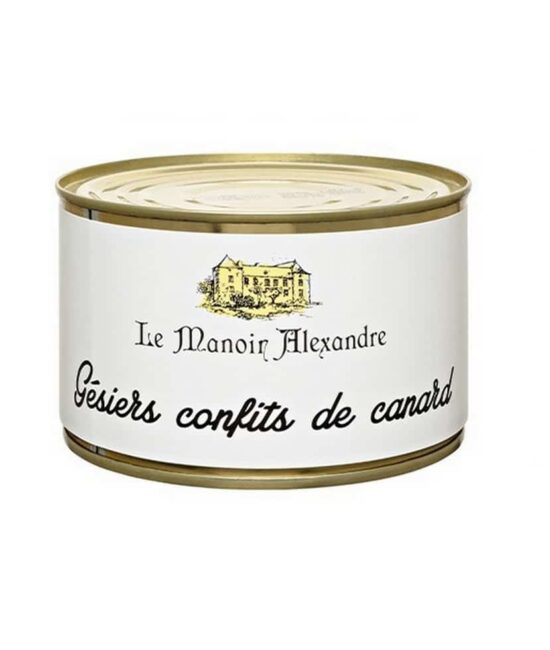 Konfiterade ankgésiers 383g från Manoir Alexandre – fransk delikatess i konservburk