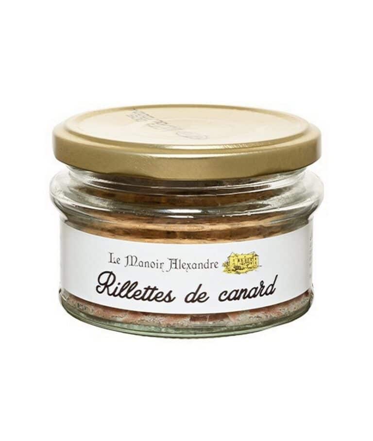 Ankrillettes i glasburk 100 g – fransk delikatess med ank­kött och vin