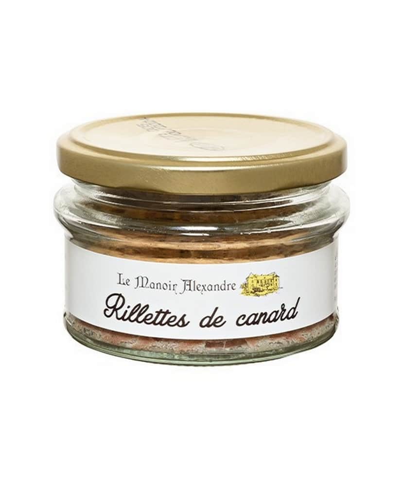Ankrillettes i glasburk 100 g – fransk delikatess med ank­kött och vin