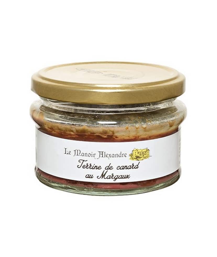 Ankterrin med Margaux-vin i glasburk, 100 g