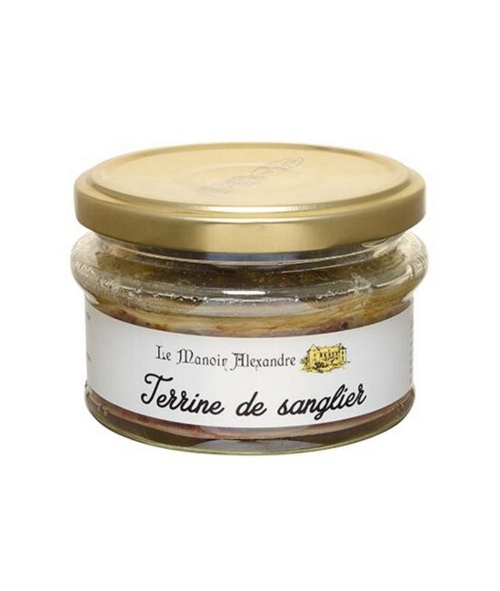Vildsvinsterrin från Manoir Alexandre – fransk gourmet i glasburk