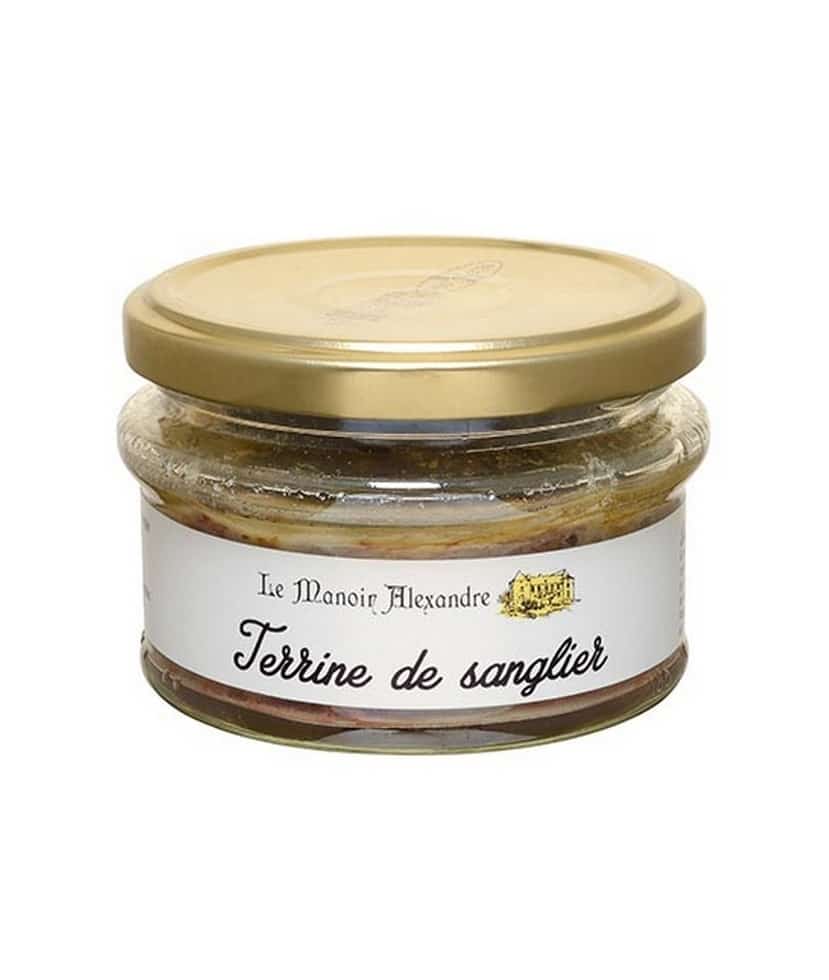 Vildsvinsterrin från Manoir Alexandre – fransk gourmet i glasburk