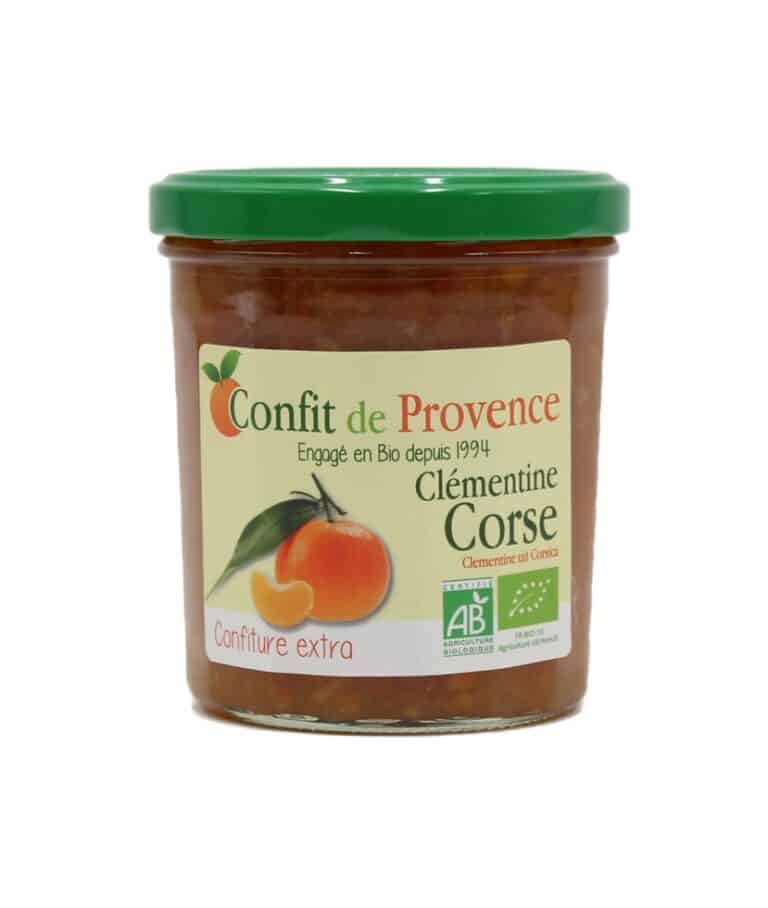 Upplev den friska smaken av ekologisk clementinsylt från Provence. Denna extra sylt är perfekt för att förhöja frukostupplevelsen eller som en sött tillägg i dina desserter.