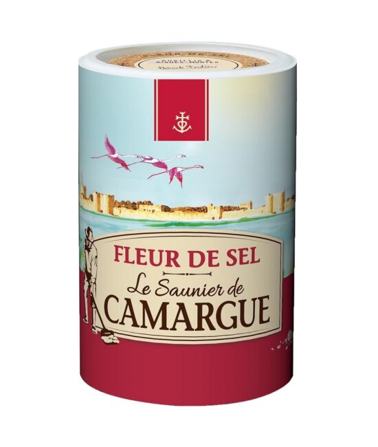 Fleur de Sel från Camargue 1kg i tygpåse, handskördat havssalt från Frankrike.